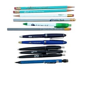 Random Lot of Pens & Pencils from Businesses ATT Fidelity Bank First South
